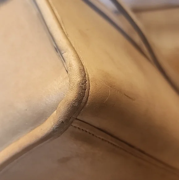 Coach Brighton Putty Vintage 80's Leather Belt Bag - Picture 8 of 15